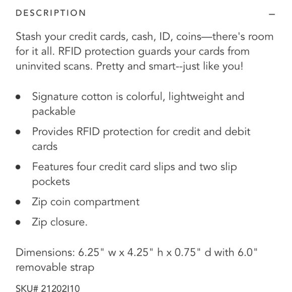 🔴FINAL PRICE NWT VB RFID Grab & Go Wristlet Autumn Leaves - Picture 4 of 6